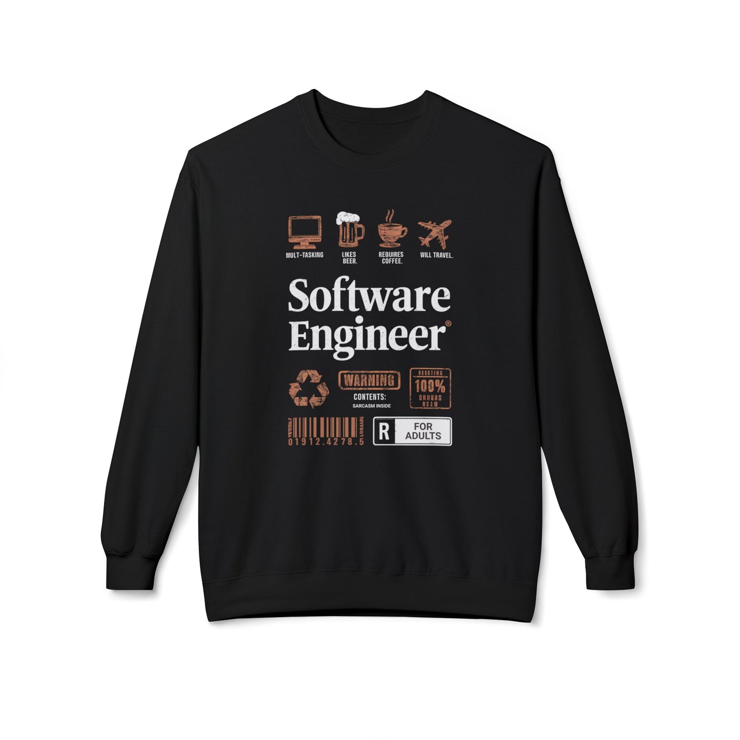 Korea -  Software Engineer Unisex Midweight Softstyle Fleece Crewneck Sweatshirt  - StyleMZ