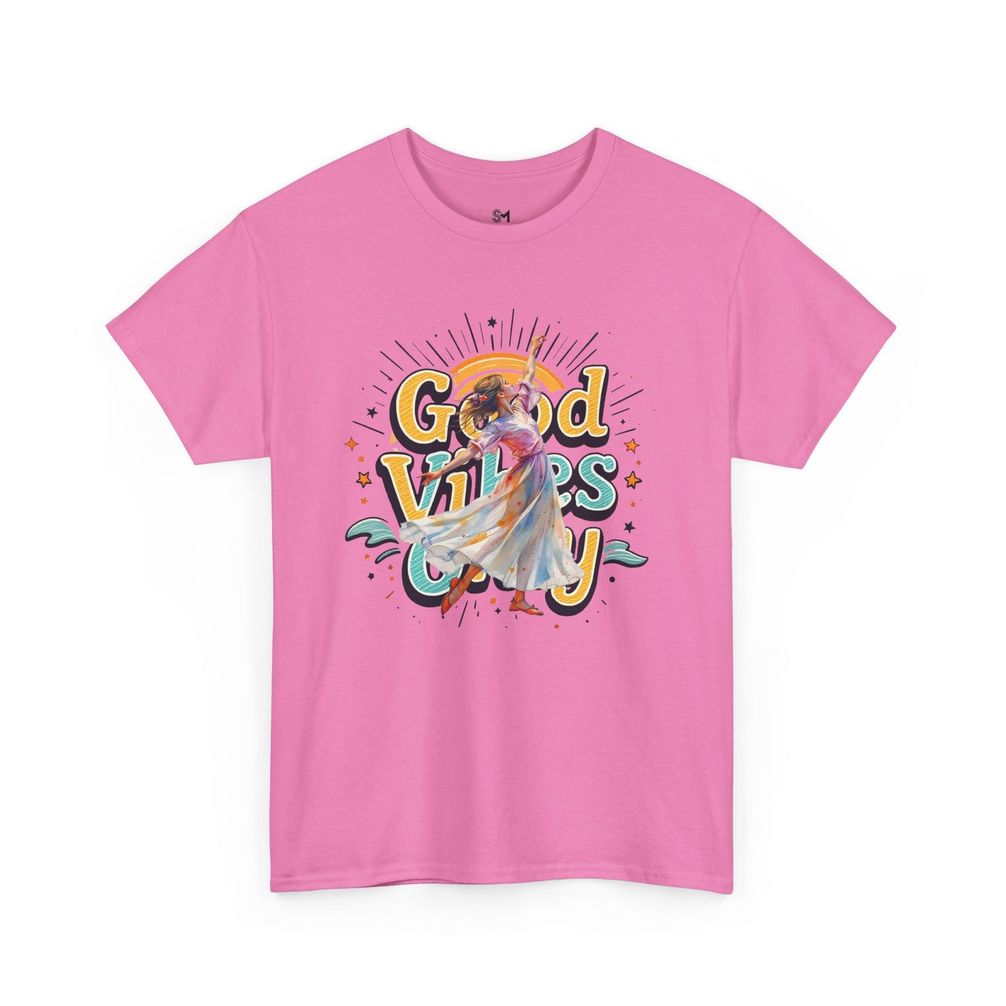 Good vibes only Unisex Heavy Cotton Tee - Stylemz