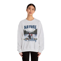 Korea -  Nature is calling Unisex Heavy Blend™ Crewneck Sweatshirt  - StyleMZ