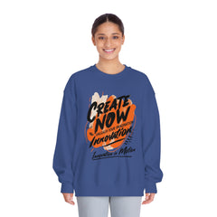 Korea -  Create now Unisex DryBlend® Crewneck Sweatshirt  - StyleMZ