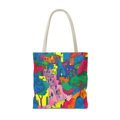 Korea -  The hillside village in Korea Tote Bag (AOP)  - StyleMZ