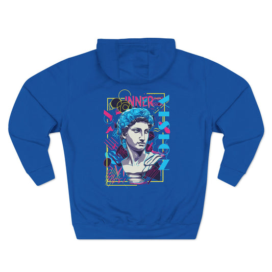 Inner vision Three-Panel Fleece Hoodie - StyleMZ