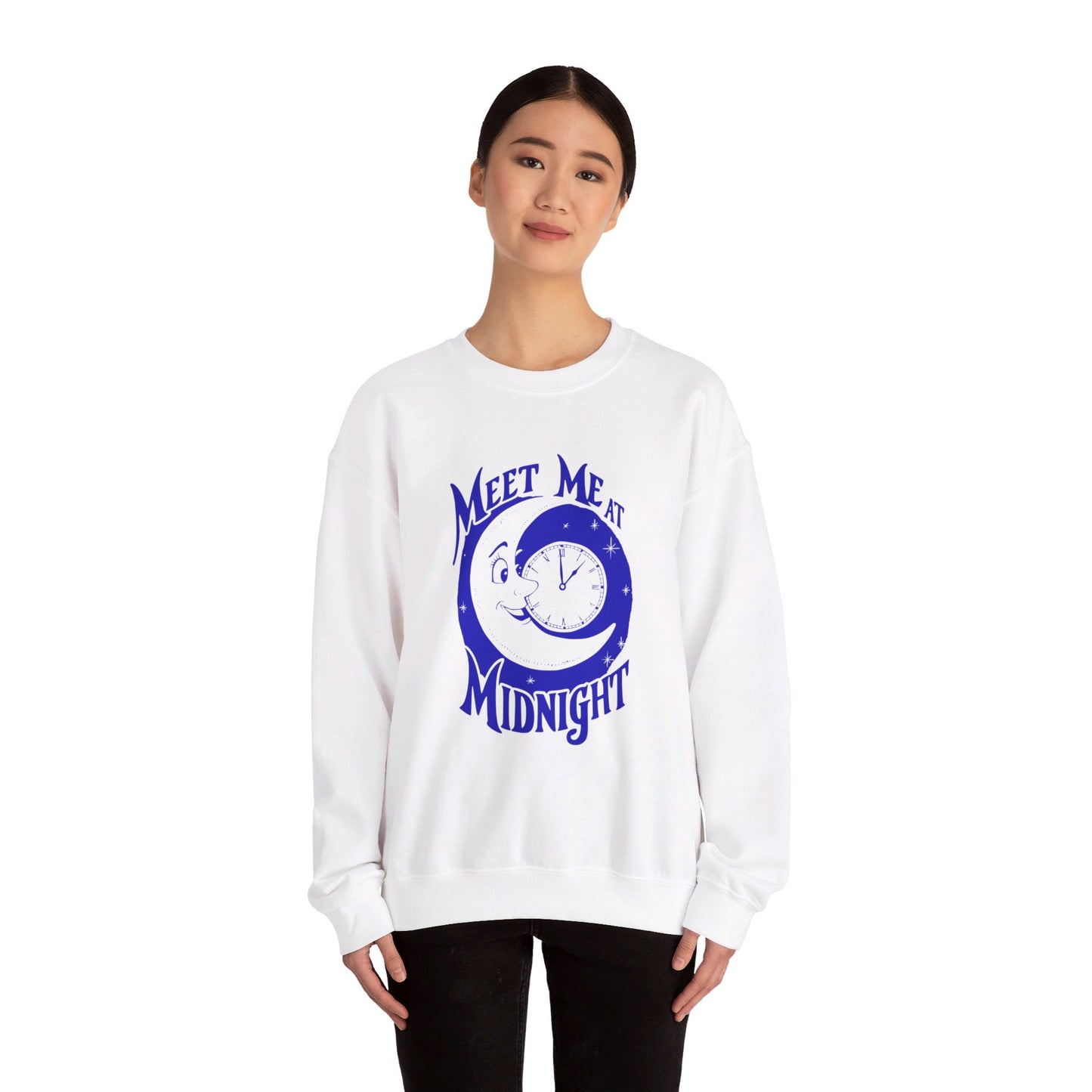 Korea -  Meet me at midnight Unisex Heavy Blend™ Crewneck Sweatshirt  - StyleMZ