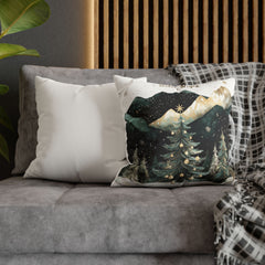 Silent night II Faux Suede Square Pillowcase - StyleMZ