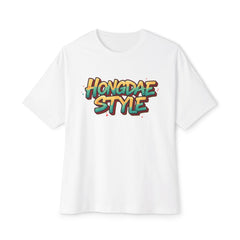 Korea -  Hongdae style Unisex Oversized Boxy Tee  - StyleMZ