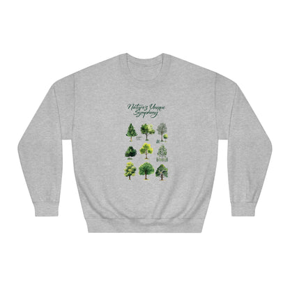 Nature's unique symphony Unisex DryBlend® Crewneck Sweatshirt  - StyleMZ