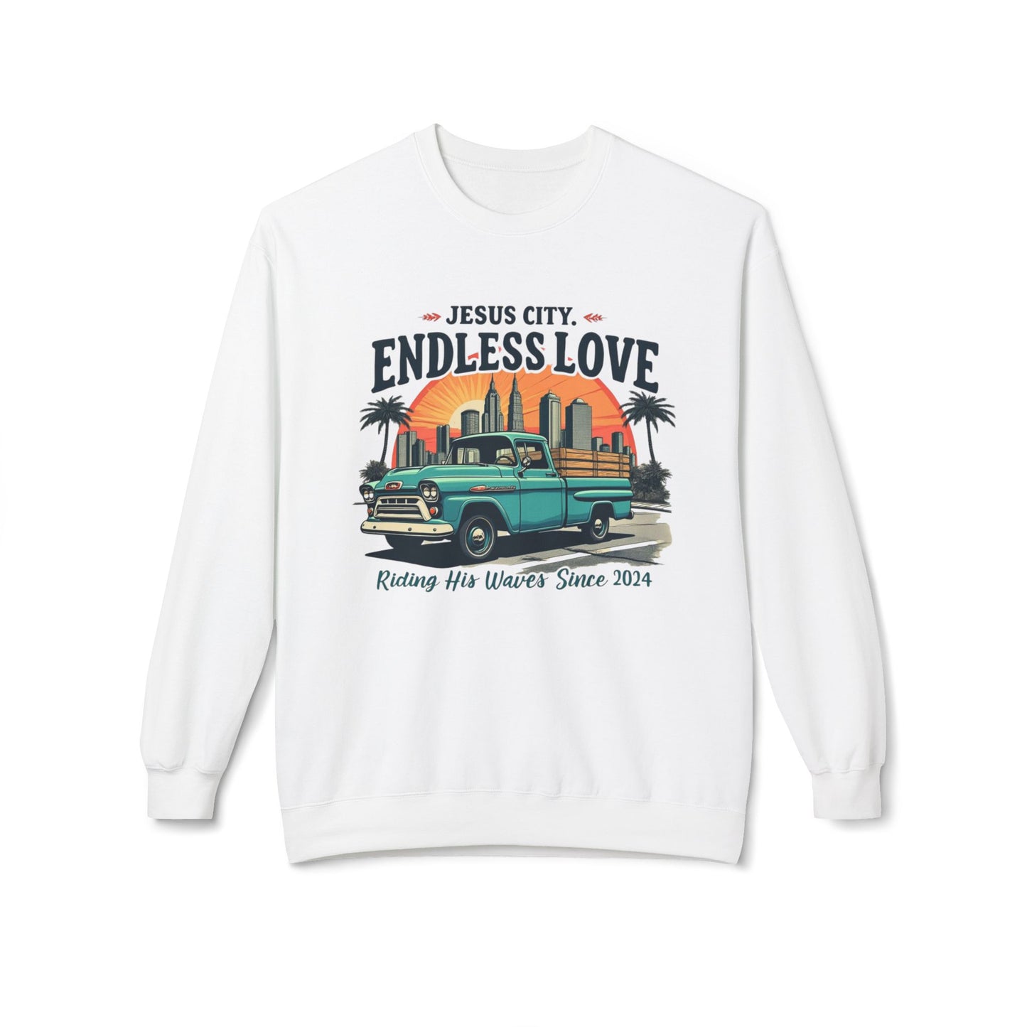 Endless love Unisex Midweight Softstyle Fleece Crewneck Sweatshirt - StyleMZ