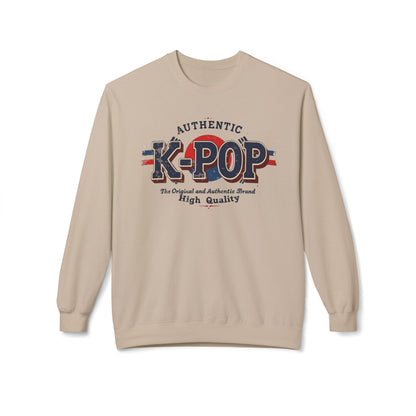 K-POP Unisex Midweight Softstyle Fleece Crewneck Sweatshirt - StyleMZ