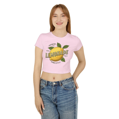 Premium Lemonade Women's Baby Tee - Refreshing Summer Vibes