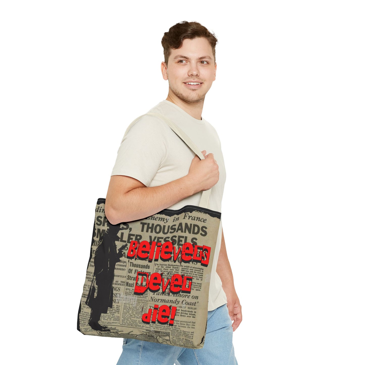 Believers never die Tote Bag (AOP) - StyleMZ