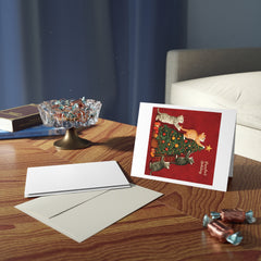 Purrfect holiday Greeting cards (8, 16, and 24 pcs)  - StyleMZ