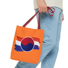 Korea -  Korean flag Tote Bag (AOP)  - StyleMZ