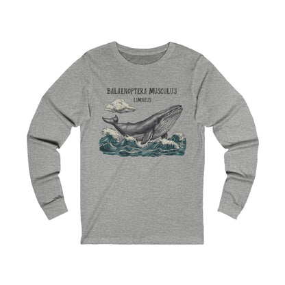 Korea -  Blue Whale Unisex Jersey Long Sleeve Tee  - StyleMZ