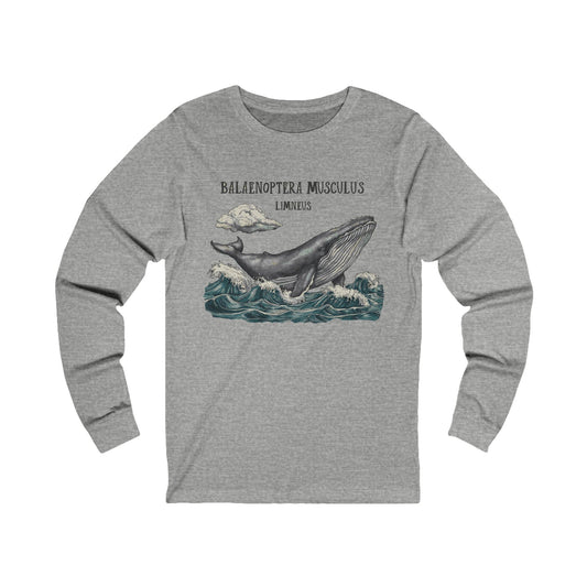 Korea - Blue Whale Unisex Jersey Long Sleeve Tee - StyleMZ - Stylemz