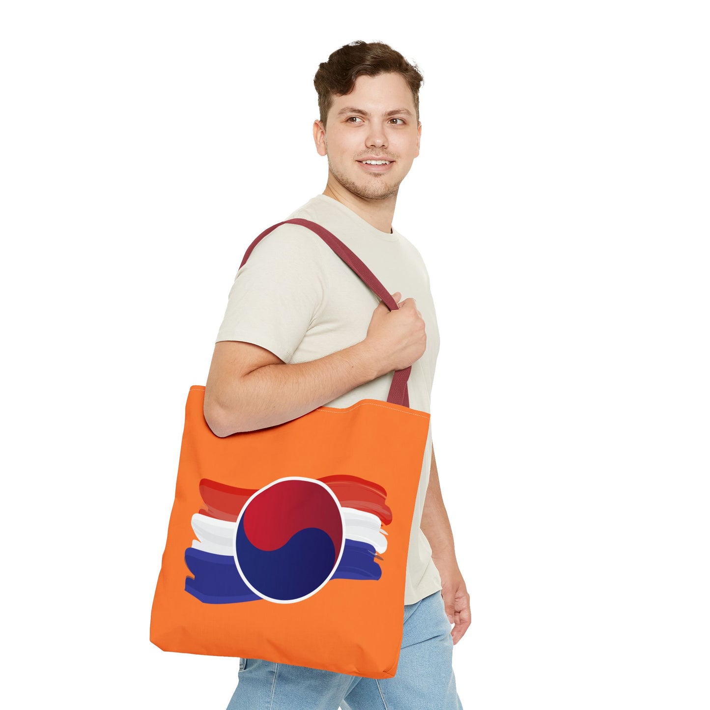 Korean flag Tote Bag (AOP) - StyleMZ