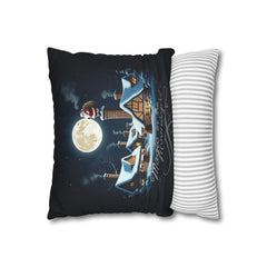 StyleMZ -  Magic in the moonlight Spun Polyester Square Pillowcase  - StyleMZ