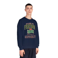 Korea -  Currency of freedom Unisex NuBlend® Crewneck Sweatshirt  - StyleMZ