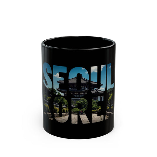 Seoul Korea Black Mug (11oz, 15oz) - StyleMZ - Stylemz