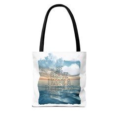 Korea -  Be brave Tote Bag (AOP)  - StyleMZ