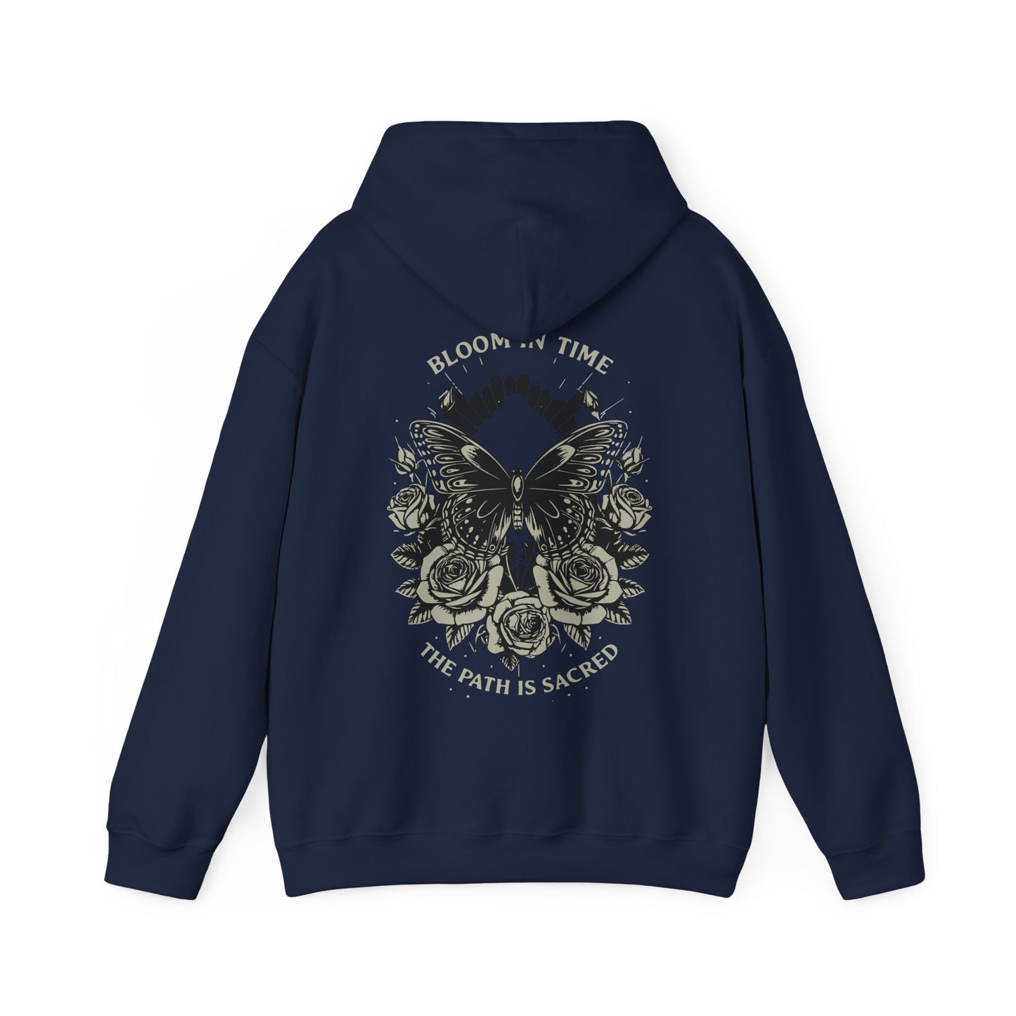 Bloom in Time Unisex Heavy Blend™ Hooded Sweatshirt - StyleMZ