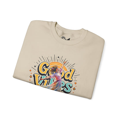 Good vibes only Unisex Heavy Blend™ Crewneck Sweatshirt - StyleMZ