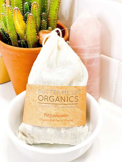 Organic Rejuvenating Bath Tea Sachet for Relaxation