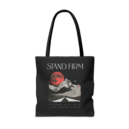 Stand firm Tote Bag (AOP) - StyleMZ