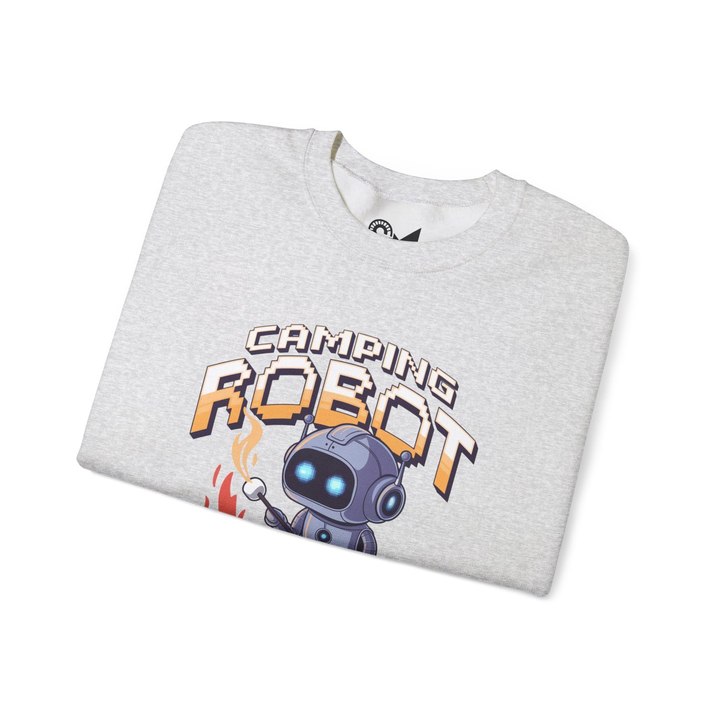 Camping robot Unisex Heavy Blend™ Crewneck Sweatshirt - StyleMZ