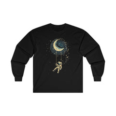 Korea -  Moon Swing Unisex Ultra Cotton Long Sleeve Tee  - StyleMZ