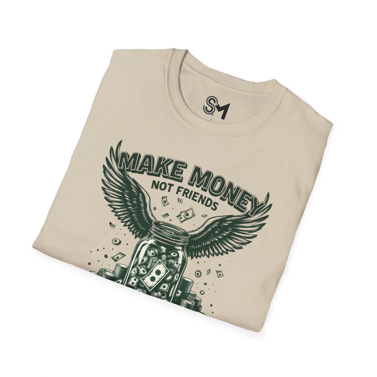 Make Money Unisex Softstyle T-Shirt - StyleMZ