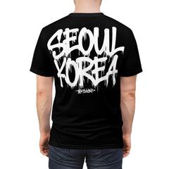 Korea -  Seoul Korea Unisex Cut & Sew Tee (AOP)  - StyleMZ