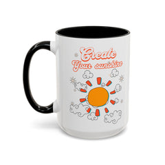 Corea - Taza de café con acento "Crea tu sol" (11, 15 oz) - StyleMZ 