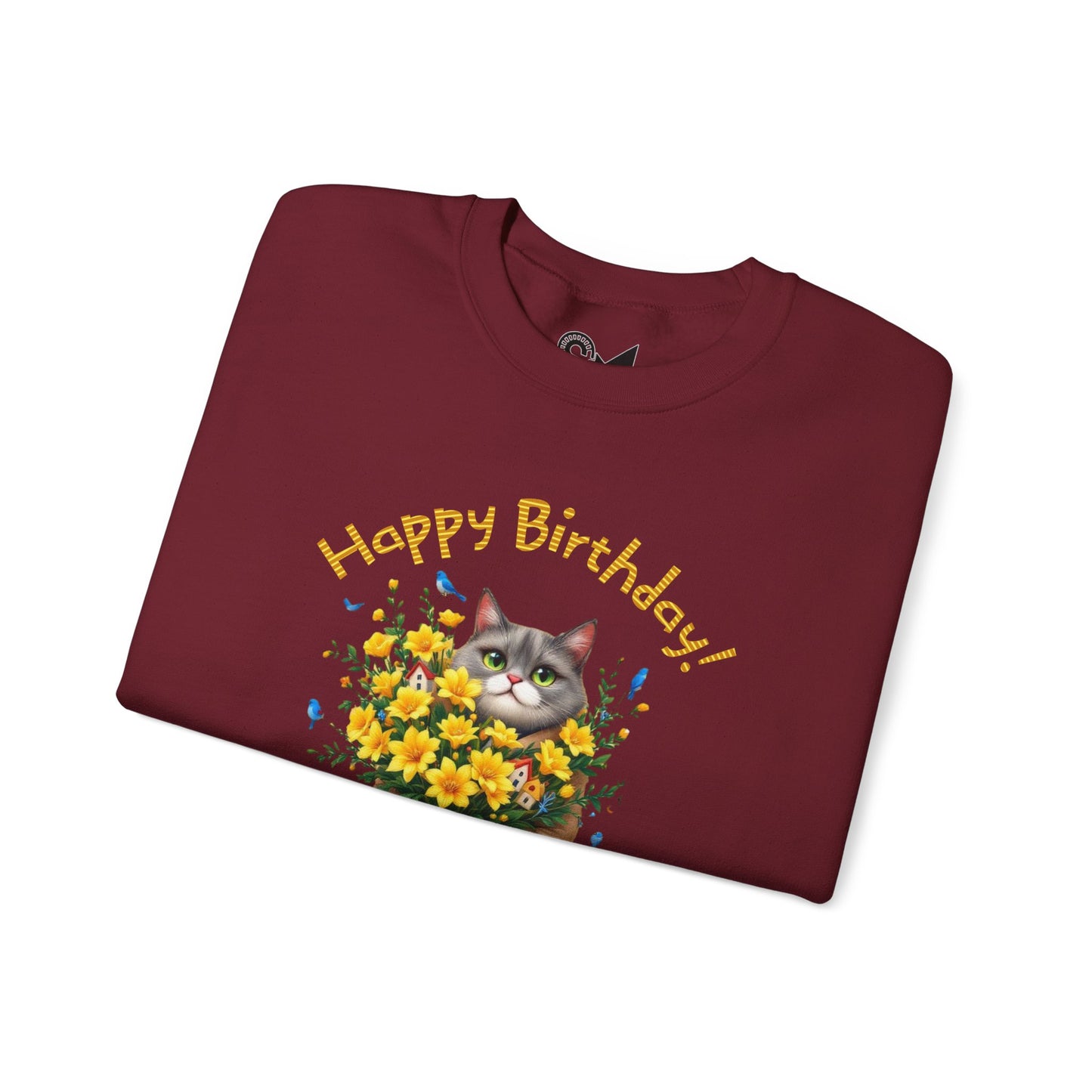 Happy Birthday! Unisex Heavy Blend™ Crewneck Sweatshirt - StyleMZ