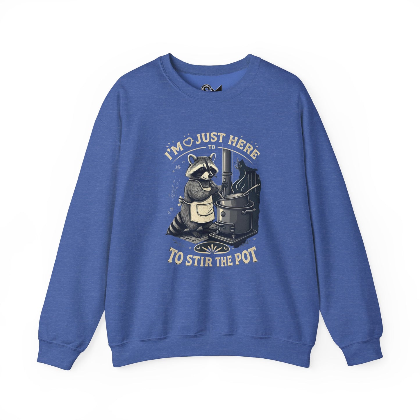 I am just here Unisex Heavy Blend™ Crewneck Sweatshirt - StyleMZ