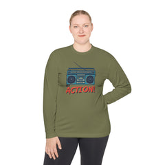 Korea -  Get action Unisex Lightweight Long Sleeve Tee  - StyleMZ