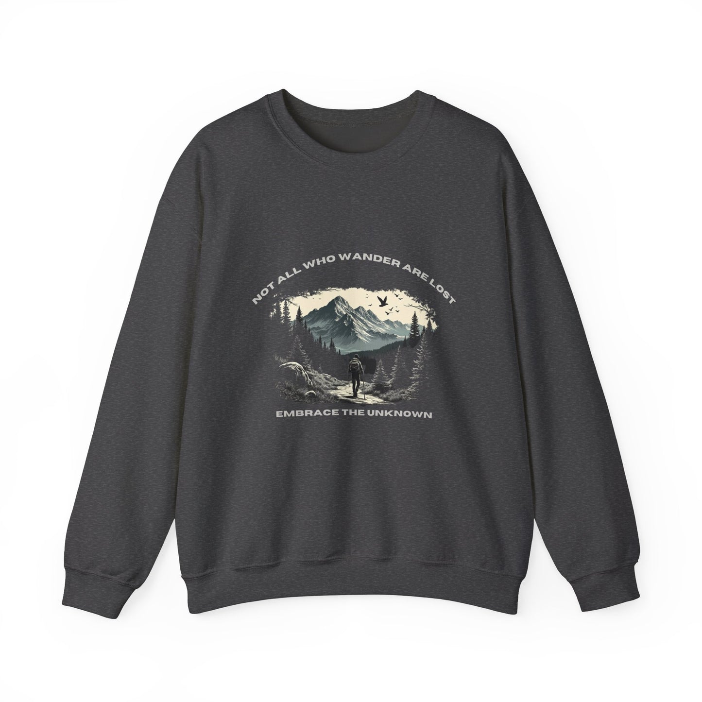 Not All Who Wander Are Lost Unisex Heavy Blend™ Crewneck Sweatshirt - StyleMZ