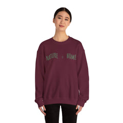 Korea -  Nature is home Unisex Heavy Blend™ Crewneck Sweatshirt  - StyleMZ