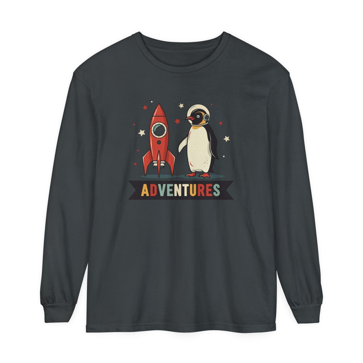 Adventures Unisex Garment-dyed Long Sleeve T-Shirt - StyleMZ