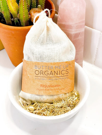 Organic Rejuvenating Bath Tea Sachet for Relaxation