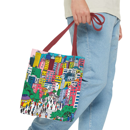 Seoul's hill neighborhoods Tote Bag (AOP) - StyleMZ