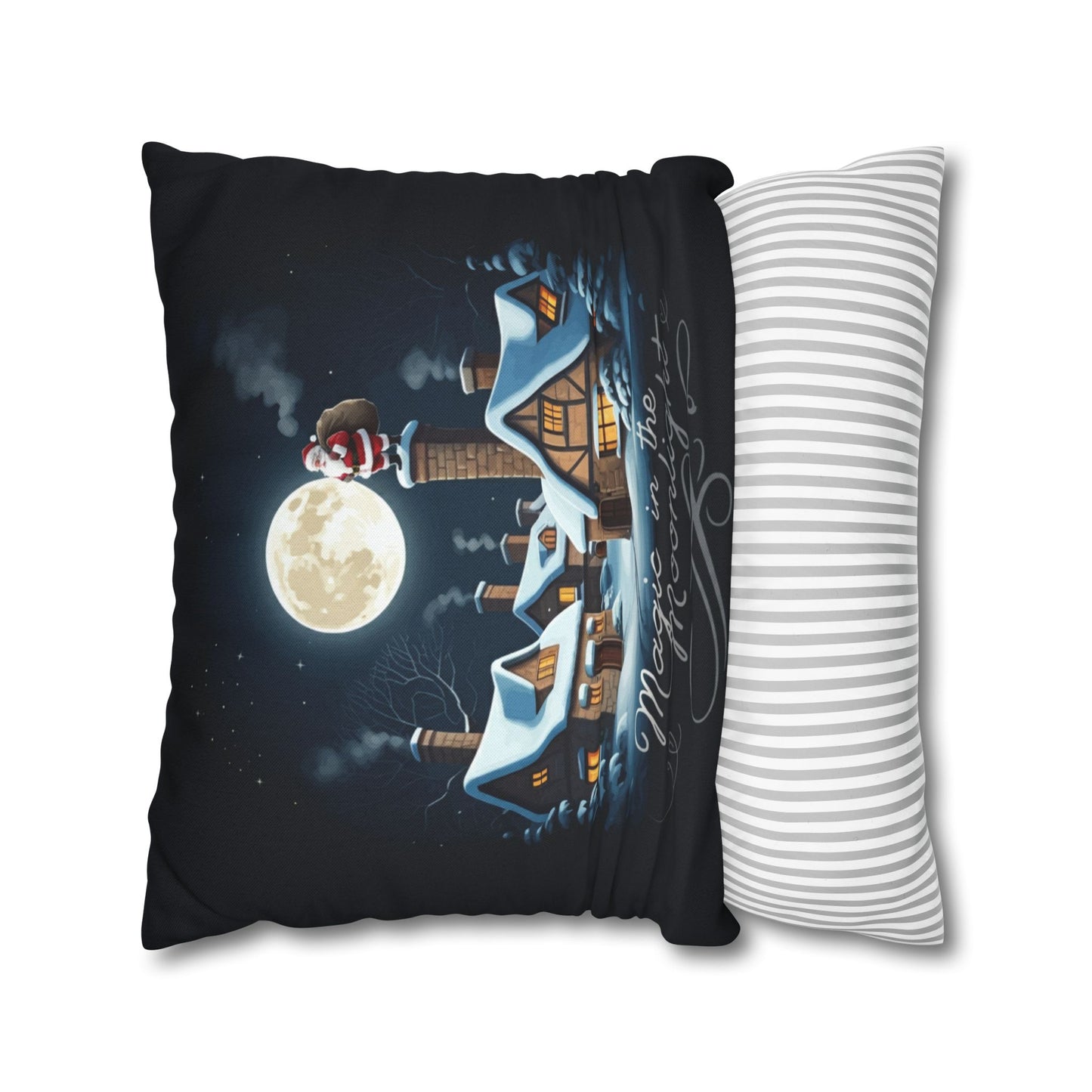 StyleMZ -  Magic in the moonlight Spun Polyester Square Pillowcase  - StyleMZ