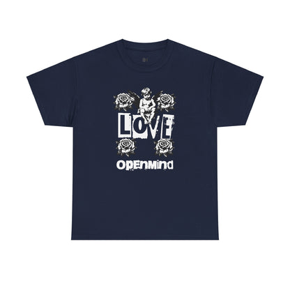 Love open mind Unisex Heavy Cotton Tee