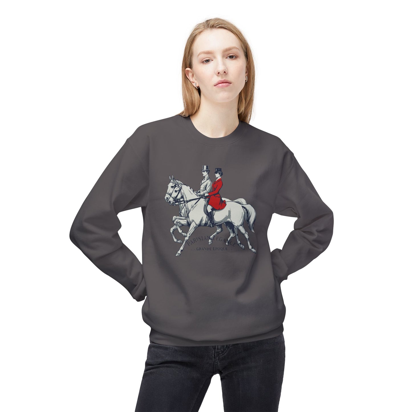 Grande Époque Unisex Midweight Softstyle Fleece Crewneck Sweatshirt - StyleMZ - Stylemz