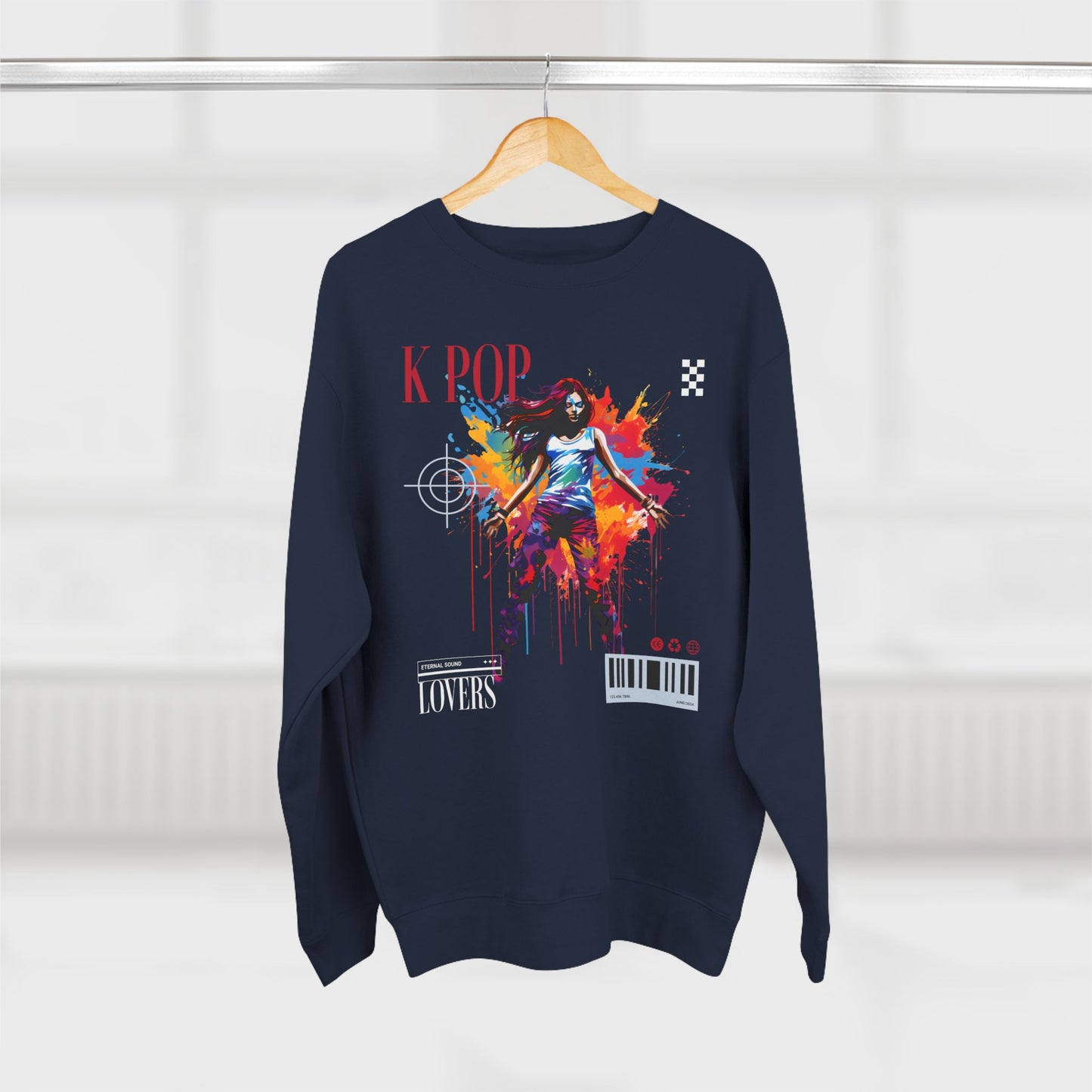 Korea -  K POP LOVERS Unisex Crewneck Sweatshirt  - StyleMZ