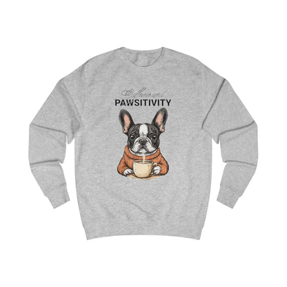 Caffeine and Pawsitivity Unisex Sweatshirt  - StyleMZ