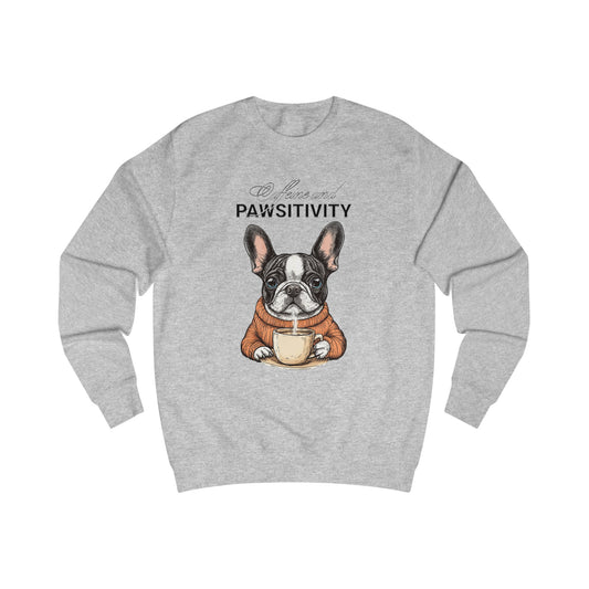 Caffeine and Pawsitivity Unisex Sweatshirt - StyleMZ - Stylemz