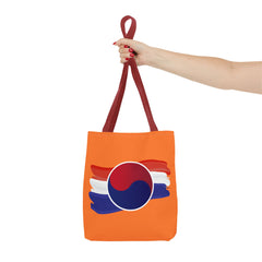 Korea -  Korean flag Tote Bag (AOP)  - StyleMZ