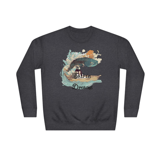 Korea -  Sail in dreams Unisex Crew Sweatshirt  - StyleMZ