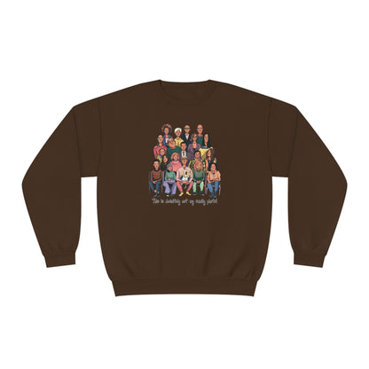 Definitely not my family photo Unisex NuBlend® Crewneck Sweatshirt - Korea - StyleMZ - Stylemz