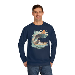 Korea -  Sail in dreams Unisex Crew Sweatshirt  - StyleMZ